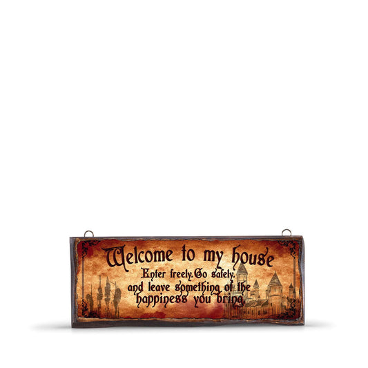 DRACULA WELCOME HOME WOODEN SIGN-WS008 - Apnoia
