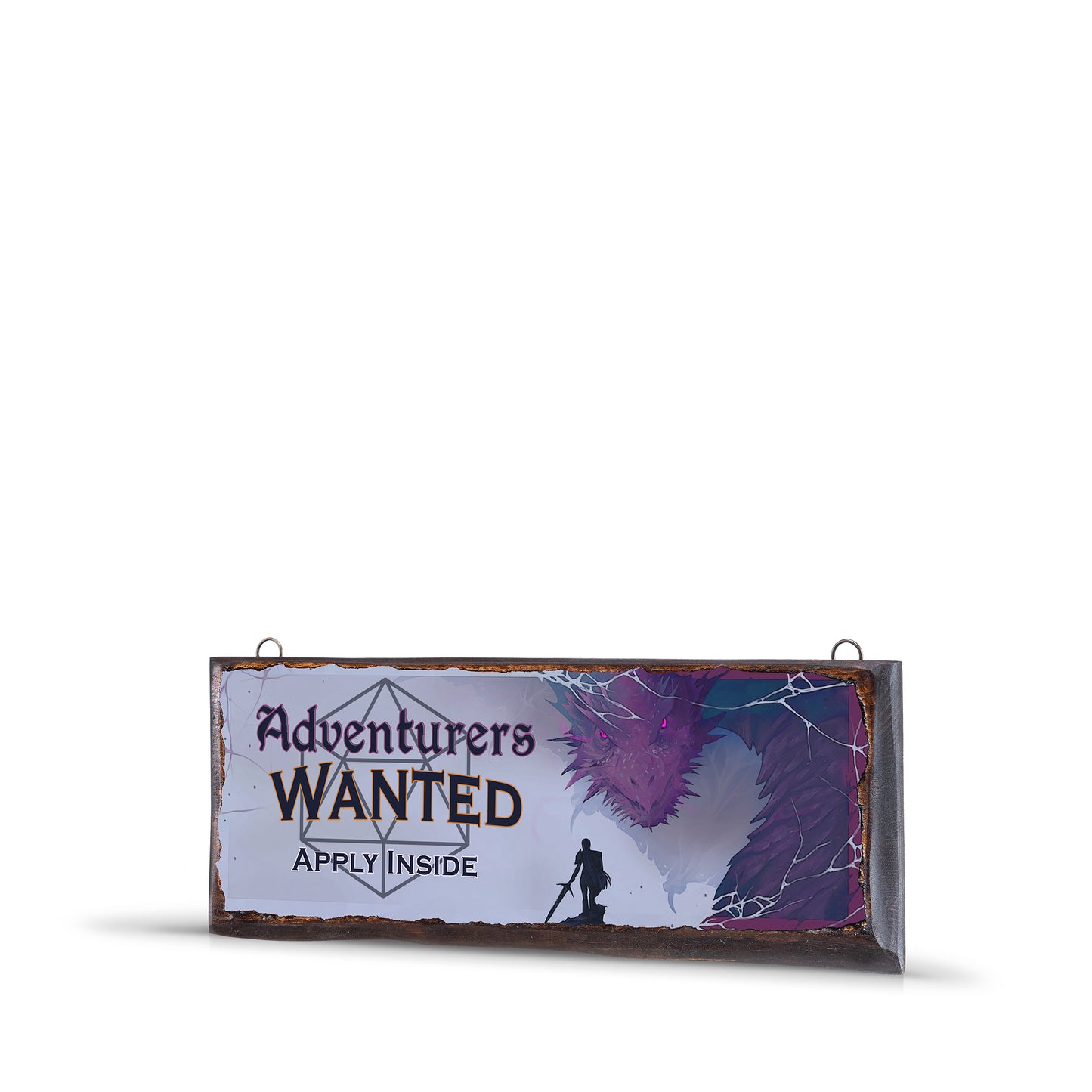 ADVENTURERS WANTED WOODEN SIGN - WS034
