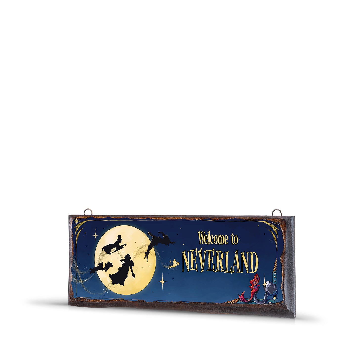 WELCOME TO NEVERLAND WOODEN SIGN - WS040