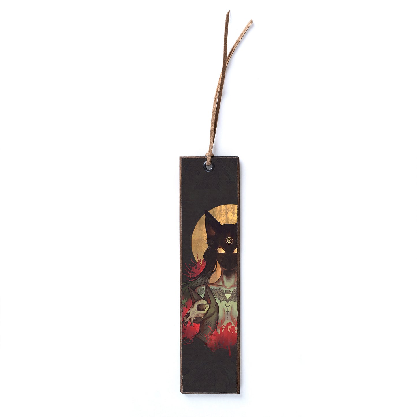 PAGAN WICCA WOODEN BOOKMARK- WB014 - Apnoia