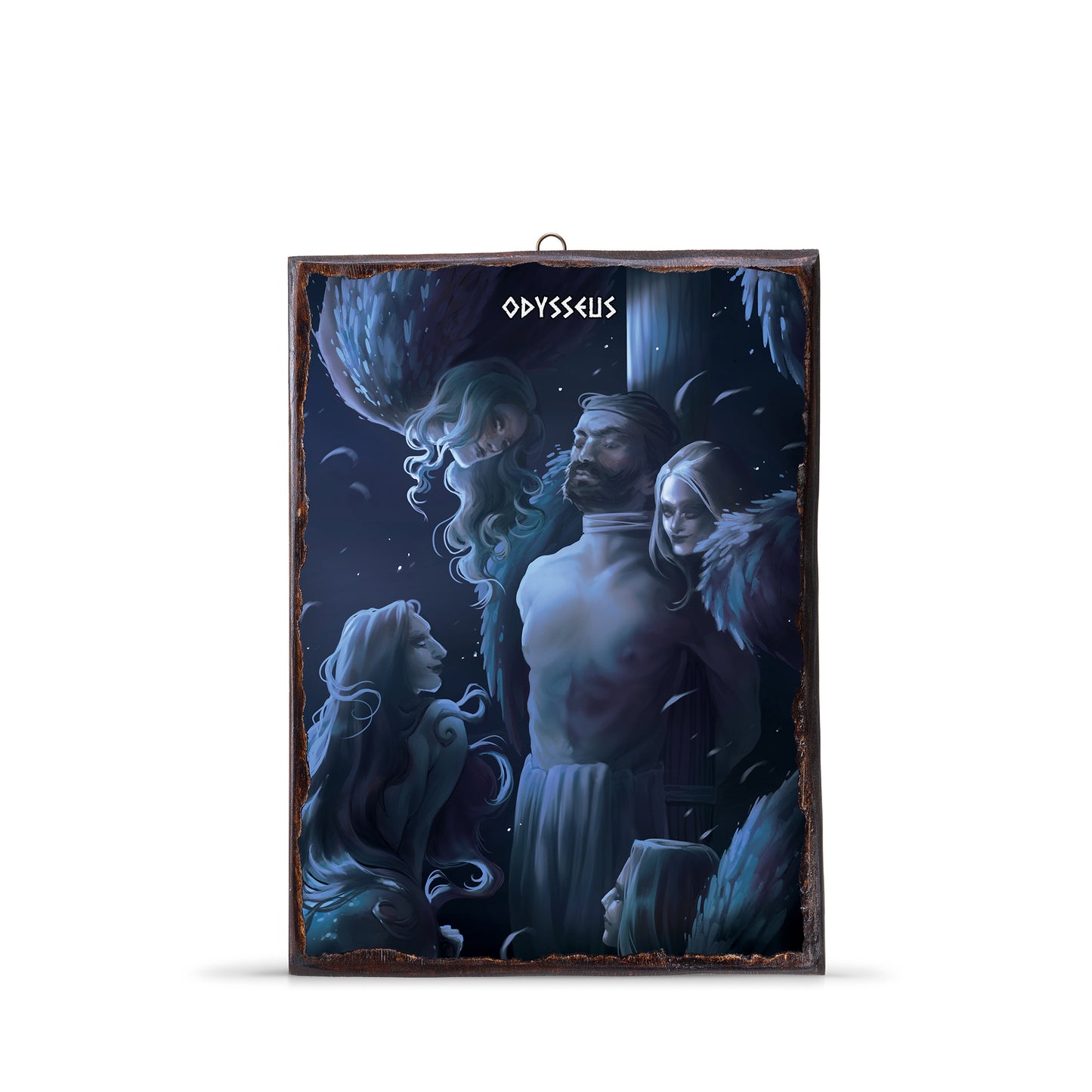 ODYSSEUS AND THE SIRENS WOODEN FRAME - WF035 - Apnoia