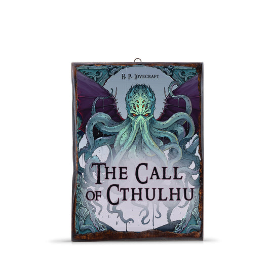 H.P LOVECRAFT THE CALL OF CTHULHU WOODEN FRAME – WF160 – Apnoia